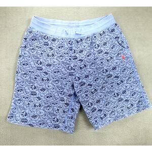 POLO RALPH LAUREN Boys Polo Cute Bears Fleece Shorts‎ Faded Medium 10-12
